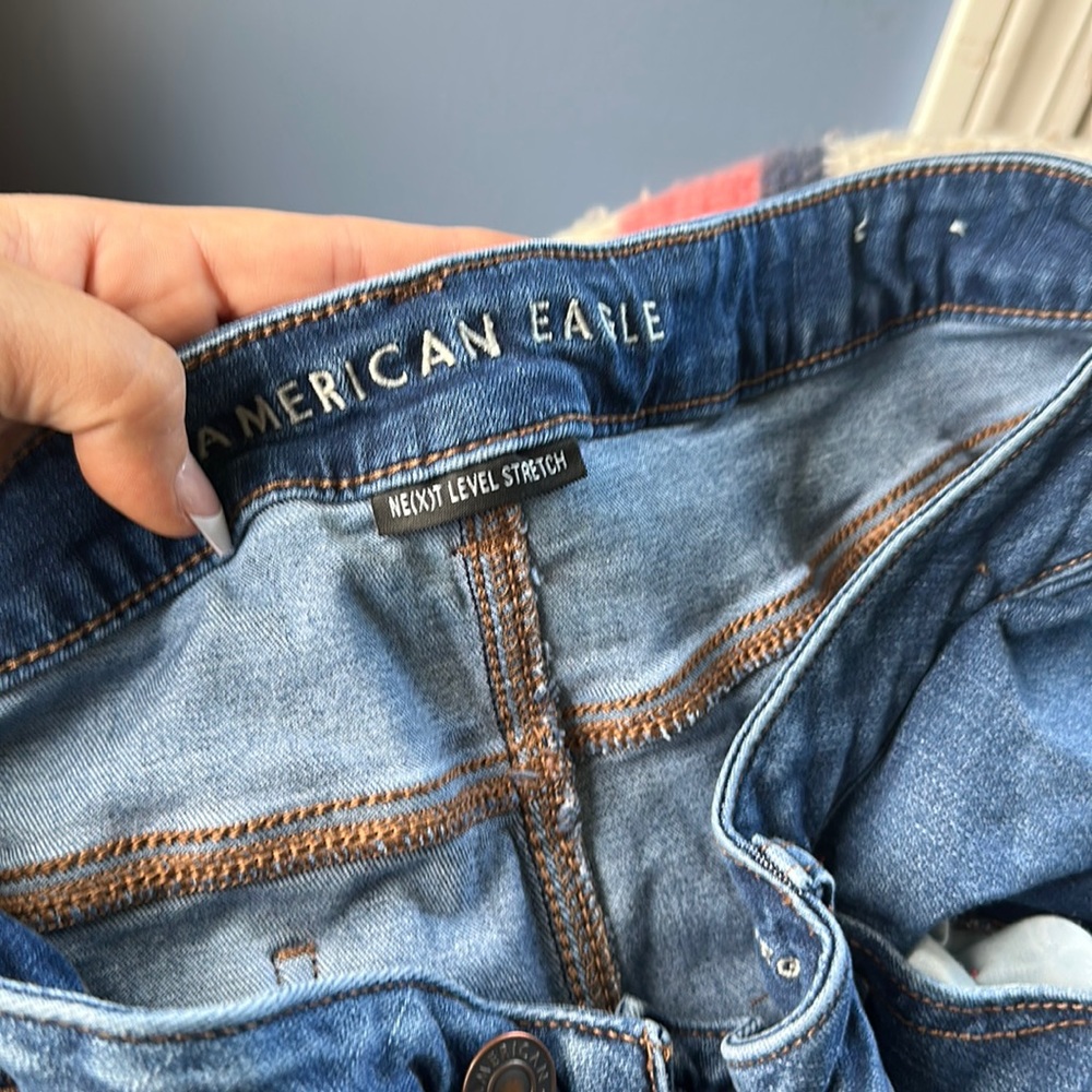 Next level stretch jeggings from AEO. Discontinued size.